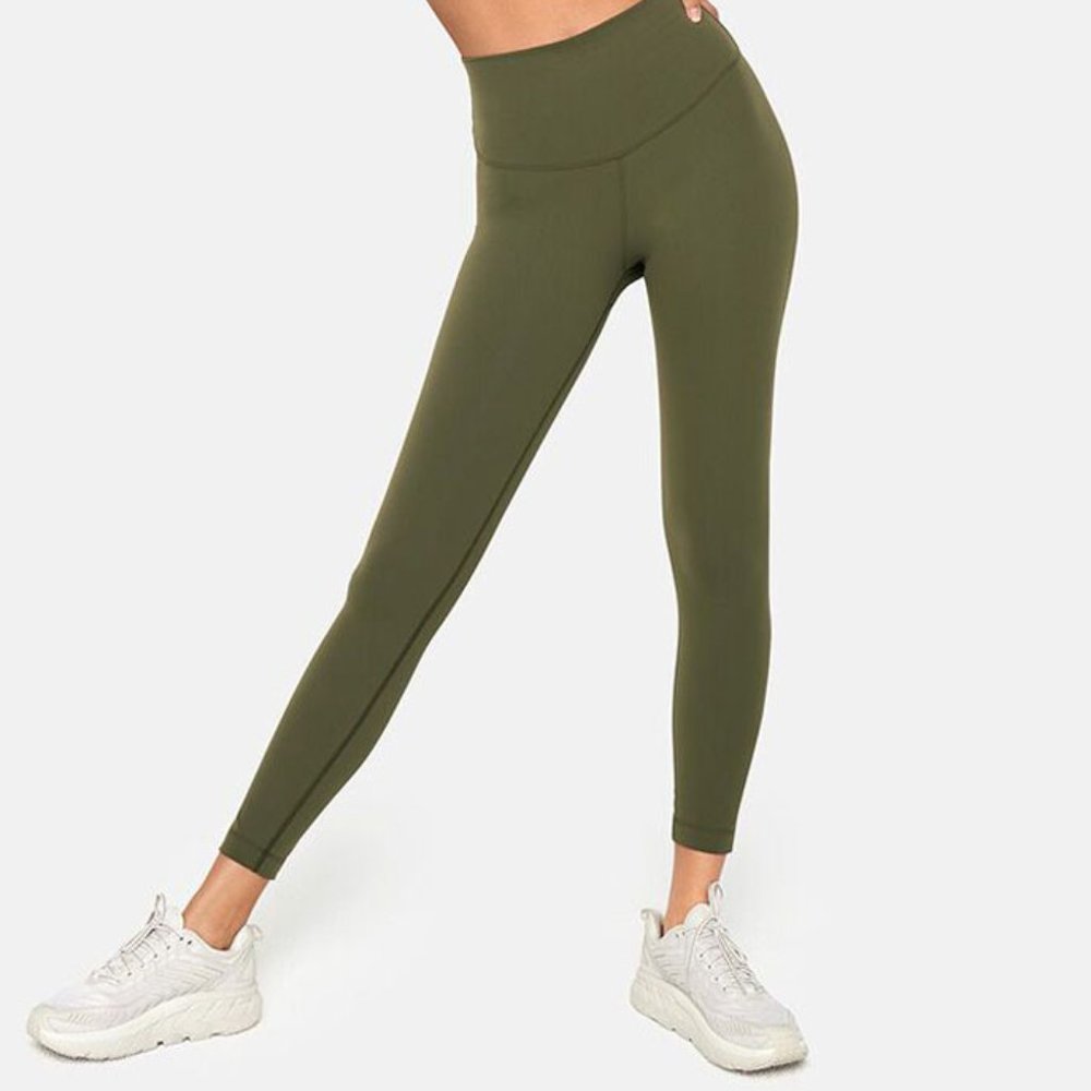 Outdoor Voices x St. Vincent Olive Green Leggings